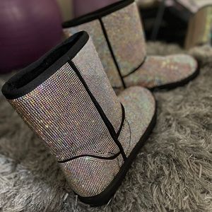 Rhinestone boots
